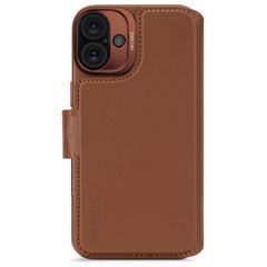 Decoded 2 in 1 Leather Detachable Wallet MagSafe Apple iPhone 16 - Tan