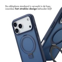Accezz Ring Stand Backcover met MagSafe Apple iPhone 17 Pro Max - Blauw
