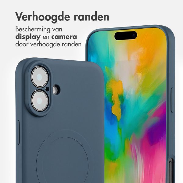 imoshion Color Backcover met MagSafe Apple iPhone 16 Plus - Donkerblauw