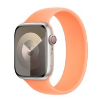 Apple 5 Pack Siliconen solobandje Apple Watch | 38/40/41/42 mm - Maat 2 - Light Pink/ Winter Blue/ Sprout Green/ Orange Sorbet/ White