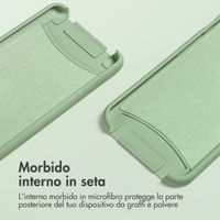 imoshion Color Backcover met afneembaar koord Samsung Galaxy S21 FE - Groen