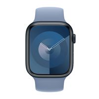 Apple Siliconen solobandje Apple Watch Series 1 - 11 / SE / Ultra (44/45/46/49 mm) - Maat 1 - Winter Blue