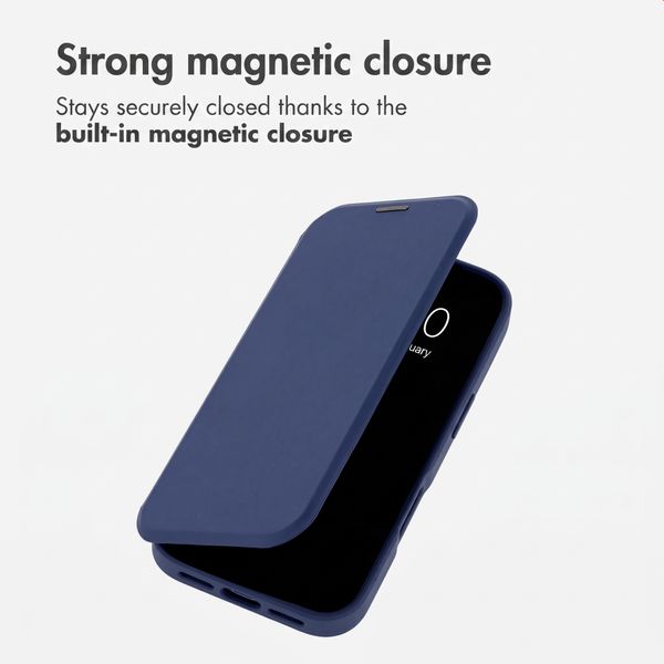 imoshion Transparent Wallet Case with MagSafe Apple iPhone 18 Pro / 17 Pro - Blue