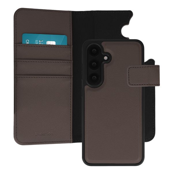 imoshion Uitneembare 2-in-1 Luxe Bookcase Samsung Galaxy S25 - Bruin