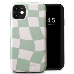 Selencia Vivid Backcover Apple iPhone 11 - Groovy Sage Green
