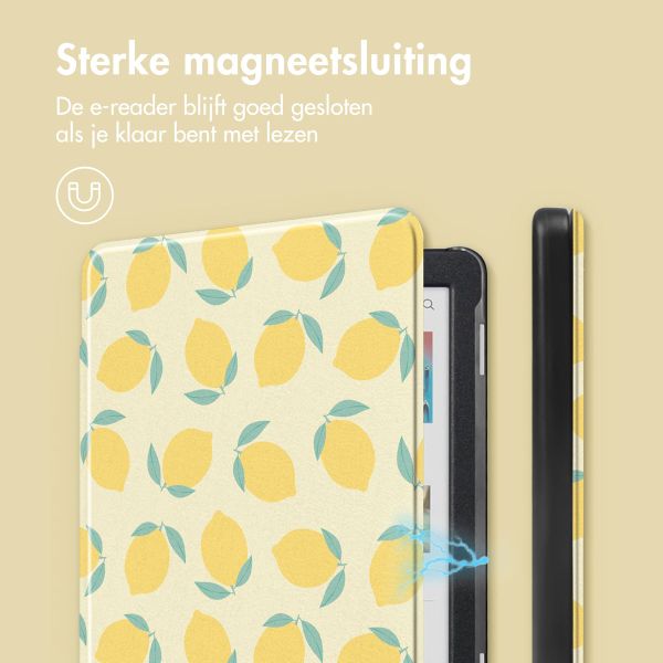 imoshion Design Slim Hard Case Bookcase Kobo Clara Colour / BW - Citrus Dream