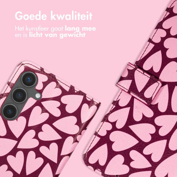 imoshion Design Bookcase Samsung Galaxy S25 FE - Hearty Blush