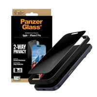 PanzerGlass Privacy Ultra-Wide Fit Anti-Bacterial Screenprotector incl. applicator Apple iPhone 17 Pro