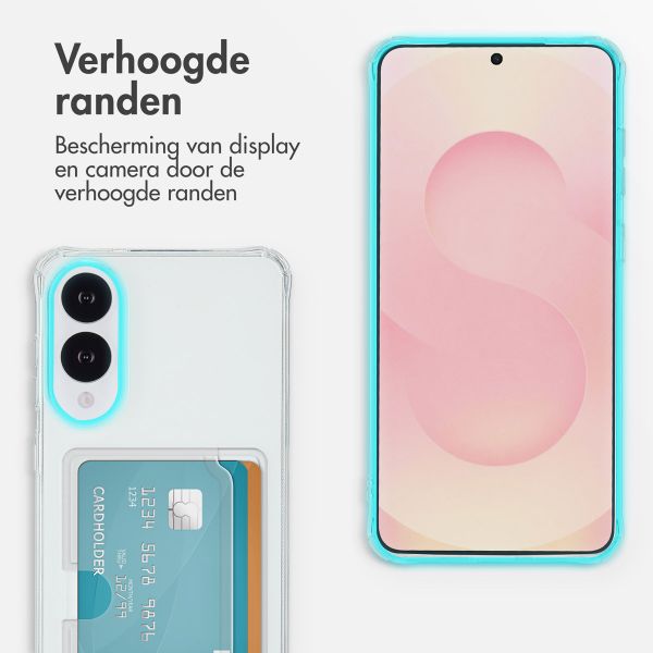 imoshion Softcase Backcover met pasjeshouder Samsung Galaxy S25 Edge - Transparant