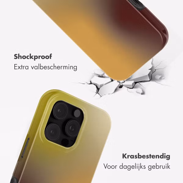 Selencia Vivid Backcover met MagSafe Apple iPhone 16 Pro - Gradient Olive Dust