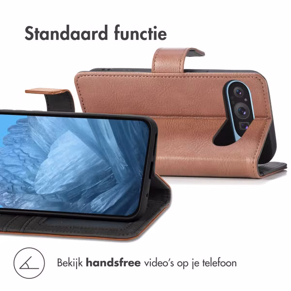 imoshion Luxe Bookcase Google Pixel 9 Pro XL - Bruin