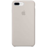 Apple Silicone Backcover Apple iPhone 8 Plus / 7 Plus - Stone