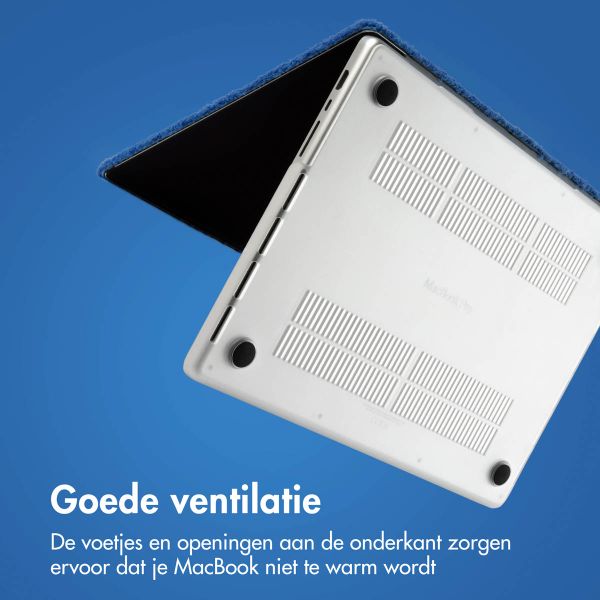 imoshion Teddy Hard Cover Apple MacBook Air 13 inch (2022 / 2024 M3 chip / 2025 M4 chip) - Cobalt Blue