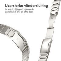 Accezz Mat Titanium bandje  - Garmin 22 mm aansluiting - Titanium