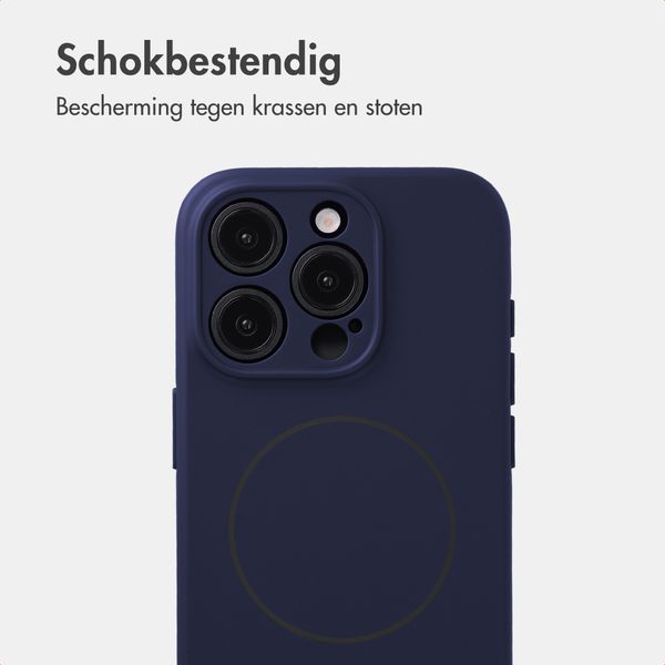Accezz Grip Backcover met MagSafe Apple iPhone 15 Pro - Donkerblauw