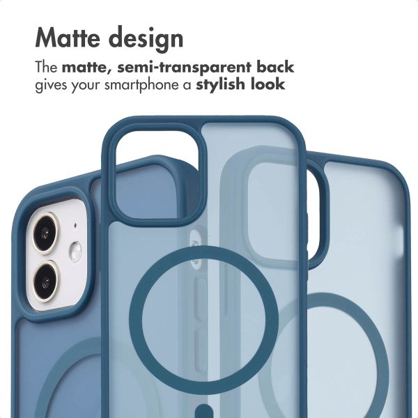 imoshion Colour Guard Back Cover with MagSafe Apple iPhone 12 (Pro) - Dark Blue