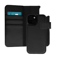 imoshion Uitneembare 2-in-1 Luxe Bookcase Apple iPhone 15 - Zwart