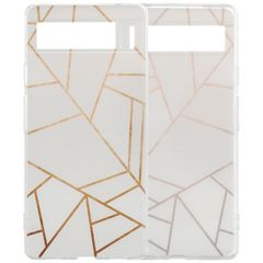 imoshion Design hoesje Google Pixel 6a - White Graphic