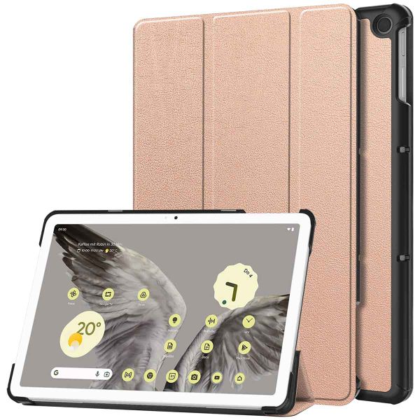 imoshion Trifold Bookcase Google Pixel Tablet - Rosé Goud