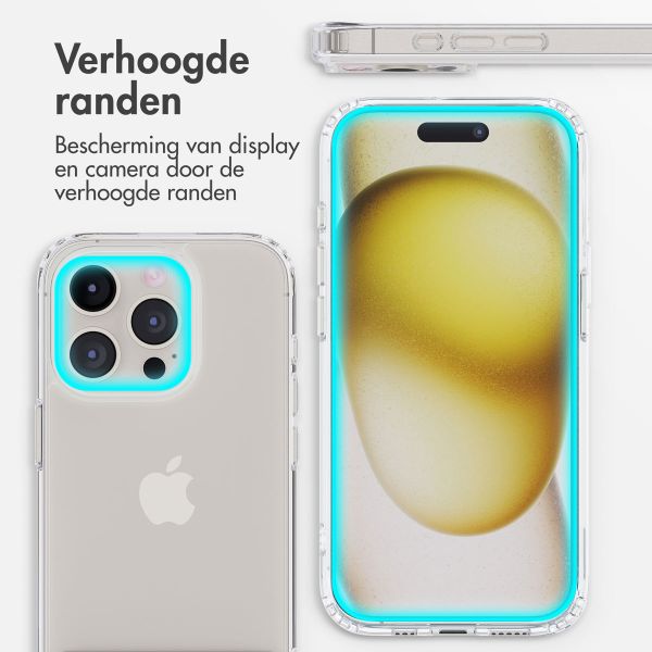 imoshion Stand Backcover Apple iPhone 15 Pro - Transparant