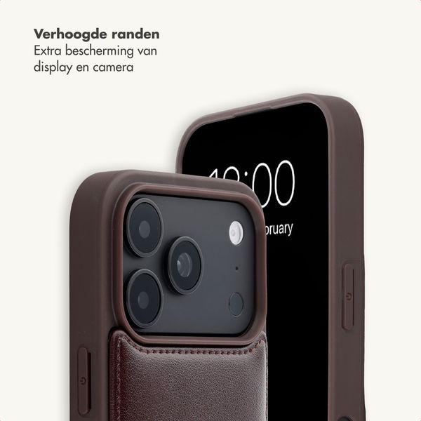 Selencia Nova Telefoonhoes met Koord en Pashouder Apple iPhone 18 Pro Max / 17 Pro Max - Checks
