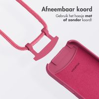 imoshion Color Backcover met afneembaar koord MagSafe Apple iPhone 16 - Raspberry