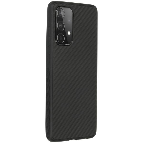 Carbon Softcase Backcover Samsung Galaxy A52(s) (5G/4G) - Zwart