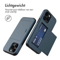 imoshion Backcover met pasjeshouder iPhone 14 Pro - Donkerblauw