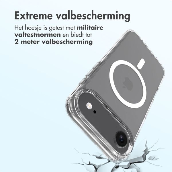 Accezz Xtreme Impact Backcover met MagSafe Apple iPhone Air - Transparant