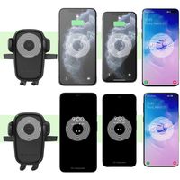 iOttie Easy One Touch Wireless Charging - Telefoonhouder auto - Ventilatierooster en CD speler - Zwart