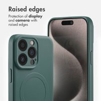 imoshion Colour Back Cover with MagSafe Apple iPhone 15 Pro Max - Dark Green