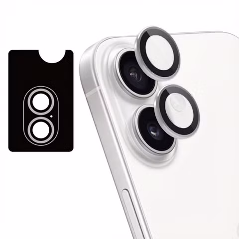 imoshion Camera Protector Glas 2-pack Apple iPhone 16 / 16 Plus / 17 - Wit