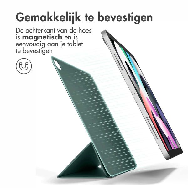 imoshion Magnetic Bookcase Apple iPad Air 13 inch (2025) M3 / (2024) M2 - Donkergroen
