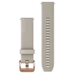 Garmin Siliconen bandje  - Garmin 20 mm aansluiting - Light Sand / Rose Gold