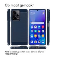 imoshion Brushed Backcover Xiaomi Redmi Note 12 Pro / Xiaomi Poco X5 - Donkerblauw
