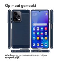 imoshion Brushed Backcover Xiaomi Redmi Note 12 Pro / Xiaomi Poco X5 Pro (5G) - Donkerblauw