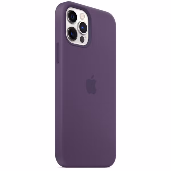 Apple Silicone Backcover MagSafe Apple iPhone 12 (Pro) - Amethyst