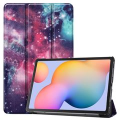 imoshion Design Trifold Bookcase Samsung Galaxy Tab S6 Lite / Tab S6 Lite (2022) / Tab S6 Lite (2024) - Into Space