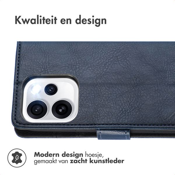 imoshion Luxe Bookcase Oppo Reno15 Pro (5G) - Donkerblauw