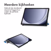 imoshion Design Trifold Bookcase Samsung Galaxy Tab A11 Plus / A9 Plus - Flower Tile