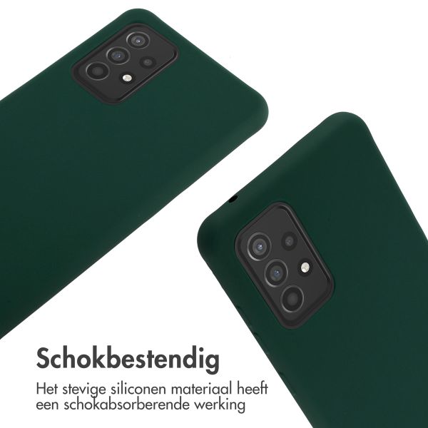 imoshion Siliconen hoesje met koord Samsung Galaxy A53 - Donkergroen