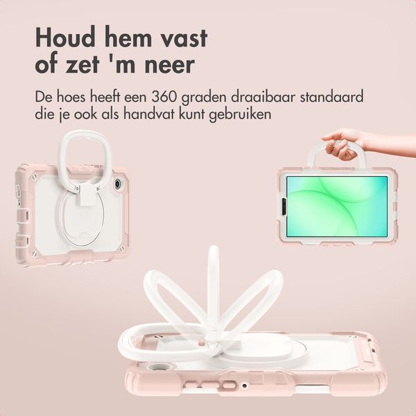 imoshion Rugged Kidsproof Backcover Samsung Galaxy Tab A11 Plus / A9 Plus - Roze