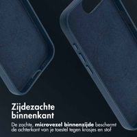 Accezz MagSafe Leather Backcover Apple iPhone 16e - Nightfall Blue