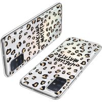 imoshion Design hoesje Samsung Galaxy A51 - Luipaard - Bruin / Zwart