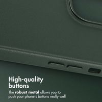 Accezz Leather Back Cover with MagSafe Apple iPhone 14 Pro Max - Cedar Green