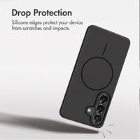 imoshion Colour Back Cover with Thin MagSafe Ring Samsung Galaxy S26 - Black