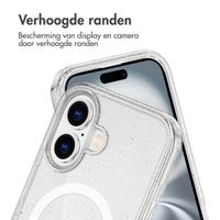 imoshion Sparkle Backcover met MagSafe iPhone 16 - Transparant