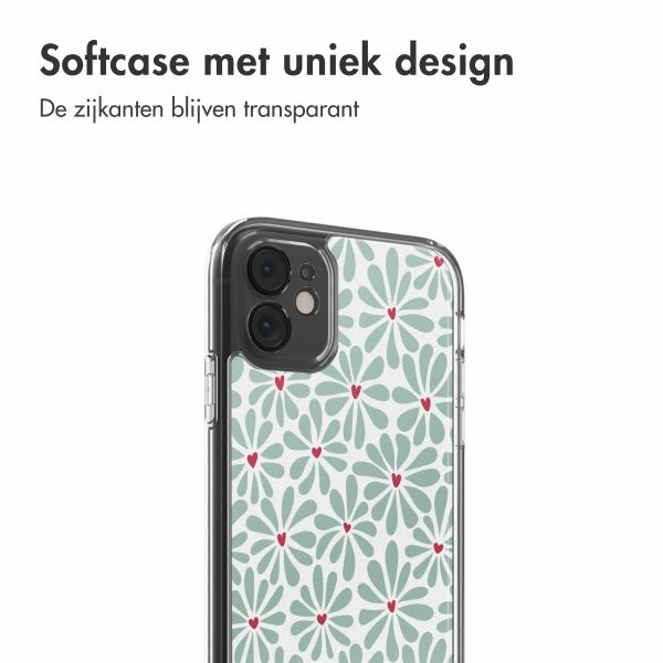 imoshion Design hoesje Apple iPhone 11 - Bloom Love Sage Green