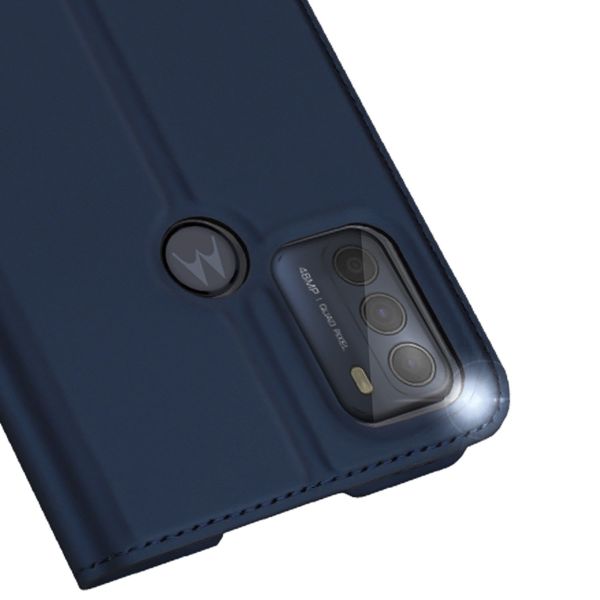 Dux Ducis Slim Softcase Bookcase Motorola Moto G50 - Donkerblauw