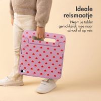 imoshion Kidsproof Design Backcover met handvat Apple iPad 11 (2025) 11 inch A16 / iPad 10 (2022) 10.9 inch - Hartjes